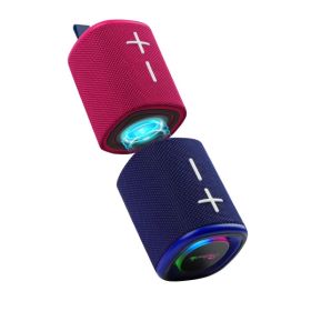Cyboris S18 2 In 1 Magnetic Split Bluetooth Speaker, Color Blocking Waterproof Dual Splittable Portable Wireless Speaker 20W Loud Stereo Sound, Blueto