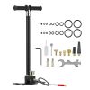 PCP Hand Pump, 4 Stage, High Pressure Air Rifle Filling Stirrup Pump, Max 40 MPa 5800 PSI, with Oil-Moisture Filter, Pressure Gauge