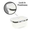 GLIDER S20 White Bento Premium Lunch Box & Food Storage Container - Large