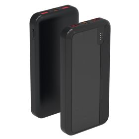 1Pc 10000mAh Or 20000mAh Optional PD22.5W Fast Charging Power Bank Fast Charger Portable Phone Charger With Type-C USB Cable Fit For IOS Phone 16 Sams (Option: 10000mAh-Black)