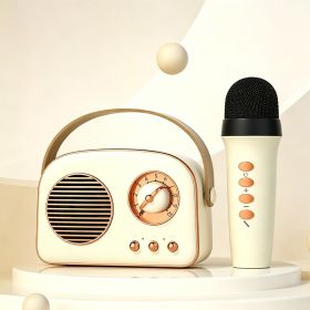 Mini Portable Karaoke Machine With Wireless Microphones (Option: 04)